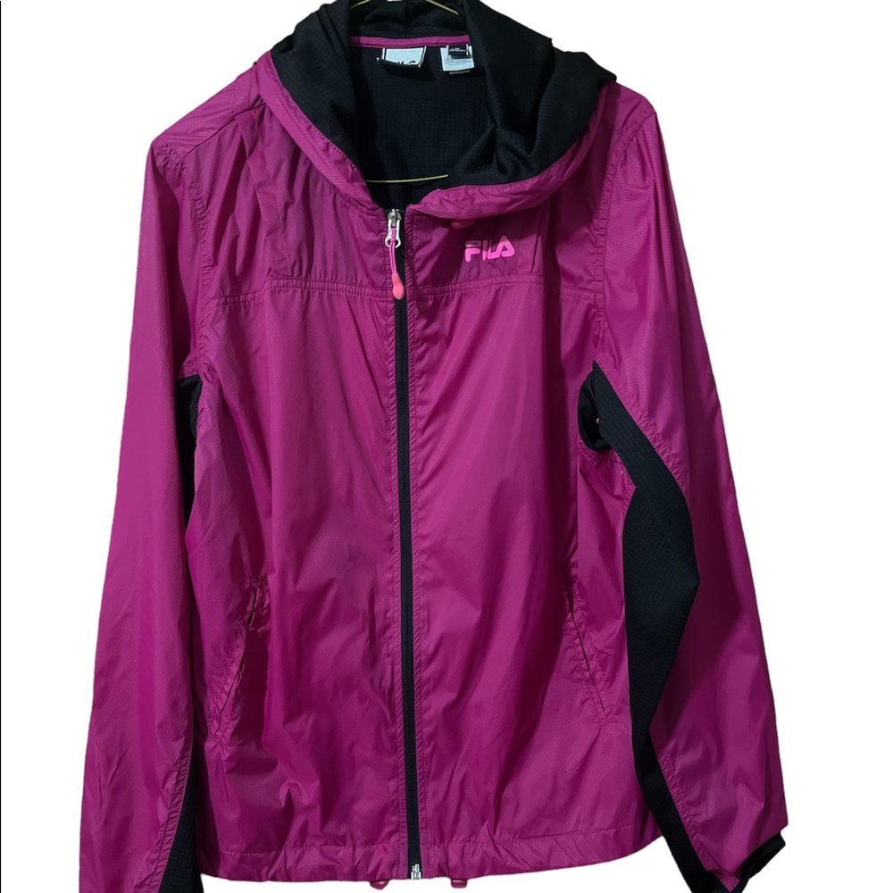 Fila sport athletic jacket with air vents